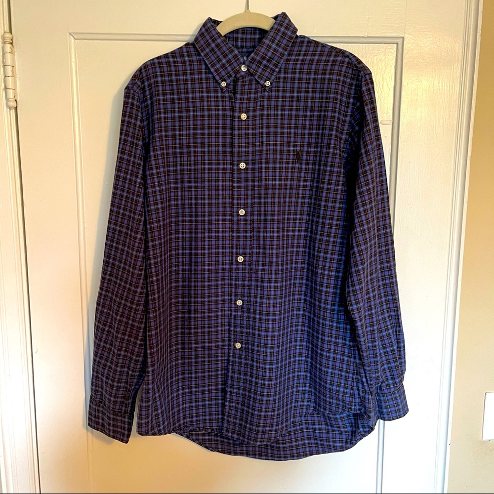 Plaid Ralph Lauren Custom Fit Button Down